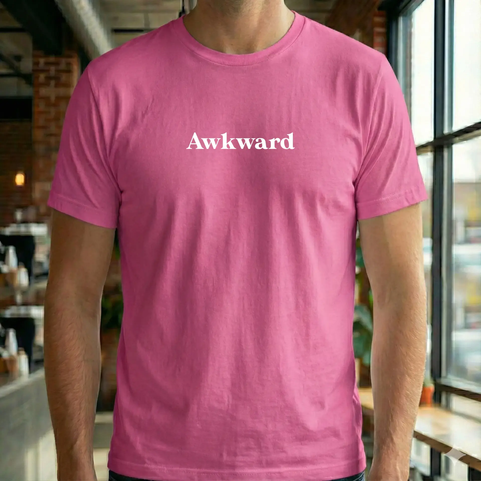 Funny t-shirt for introverts that says Ew, People.